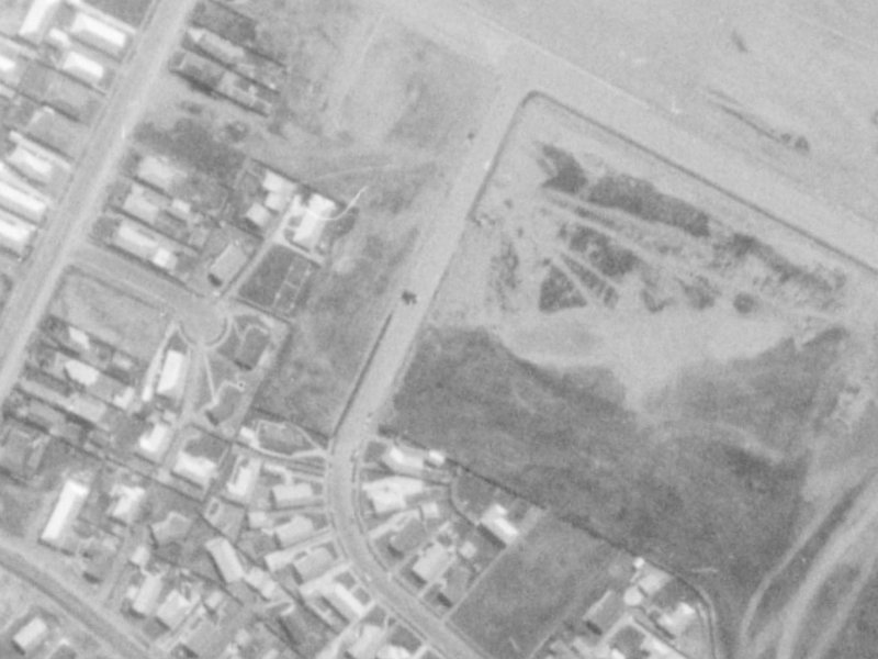 91A Cottonwood Street from the air, 1975-1979