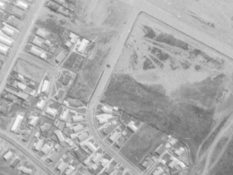 87 Cottonwood Street from the air, 1975-1979