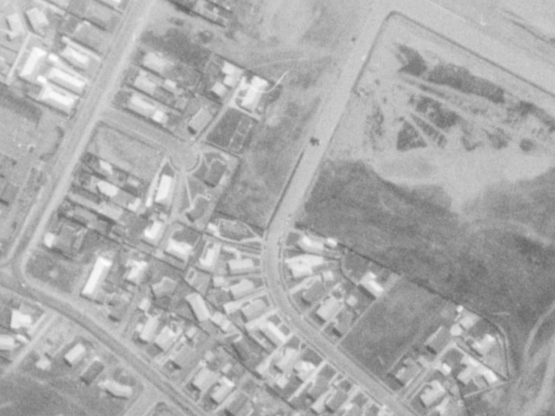 83A Cottonwood Street from the air, 1975-1979