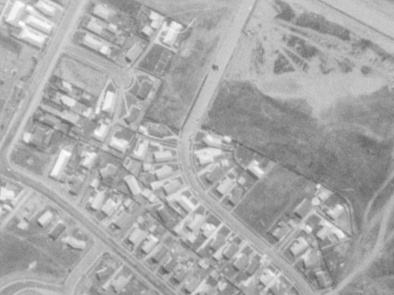76 Cottonwood Street from the air, 1975-1979