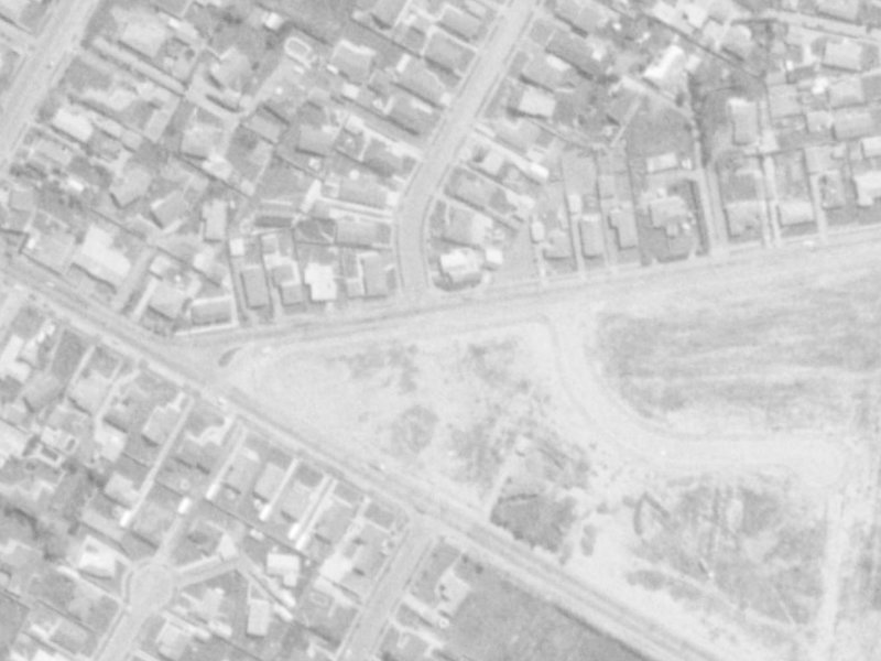 12 Veitches Road from the air, 1975-1979