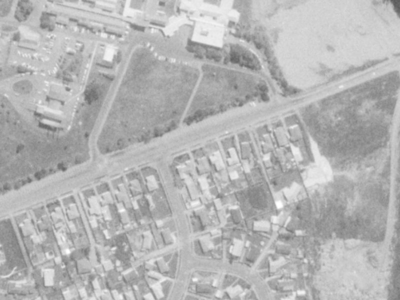 266 Mairehau Road from the air, 1975-1979