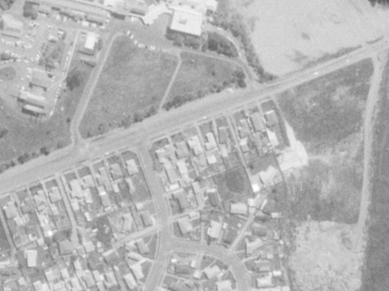 268 Mairehau Road from the air, 1975-1979