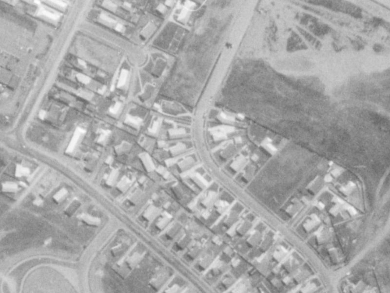 73 Cottonwood Street from the air, 1975-1979