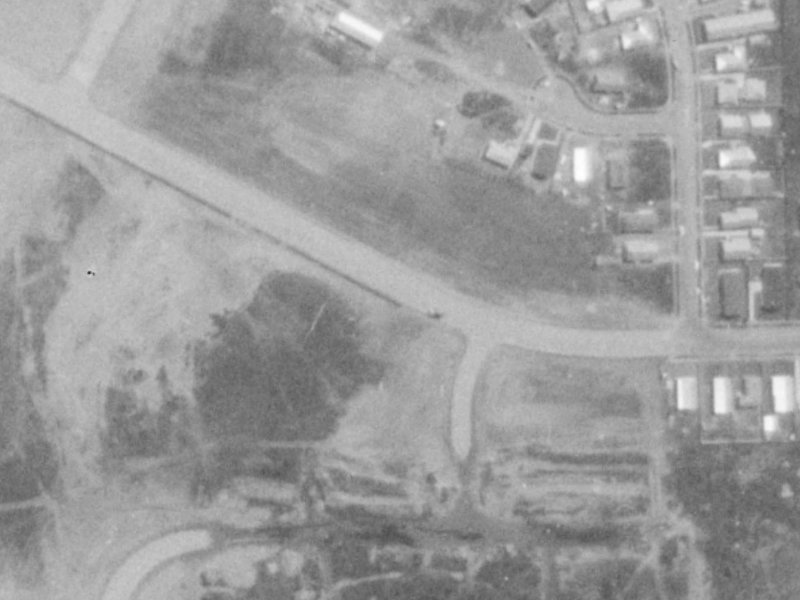 49 Queenspark Drive from the air, 1975-1979
