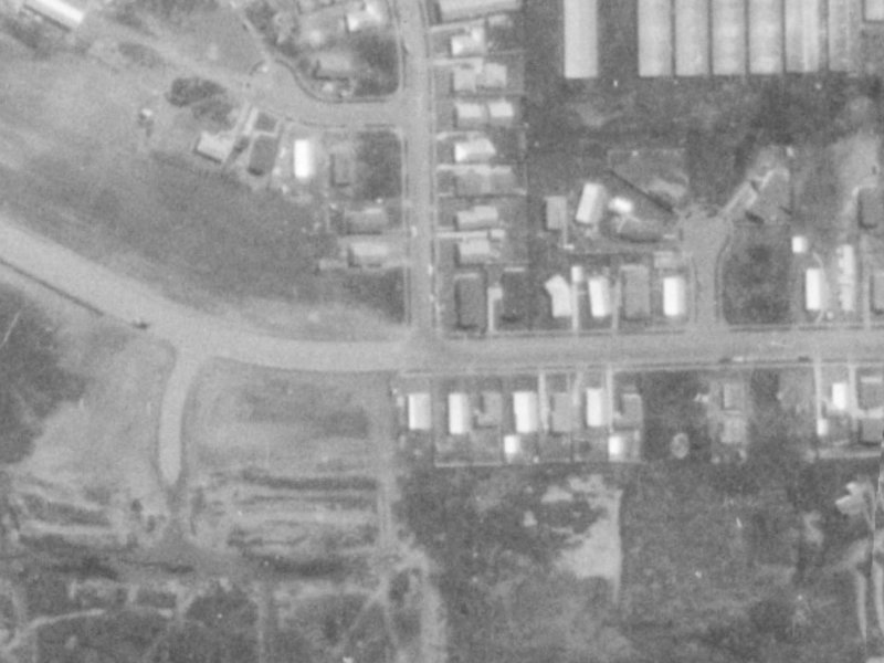 1 Lamorna Road from the air, 1975-1979
