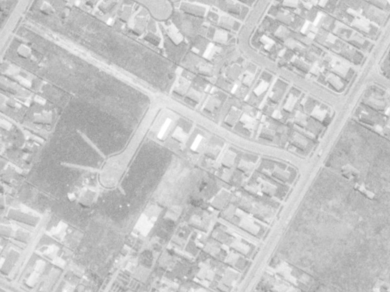 St Ives Street from the air, 1975-1979