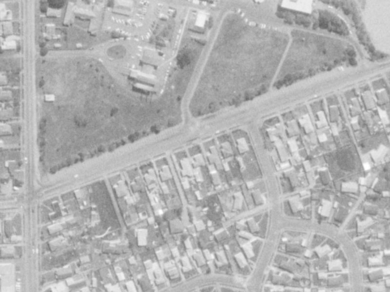 252 Mairehau Road from the air, 1975-1979