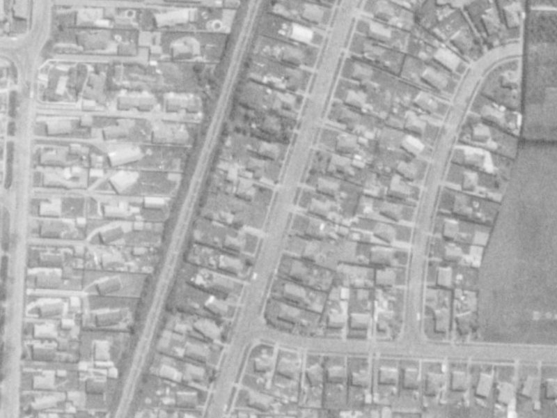 18 Uxbridge Street from the air, 1975-1979