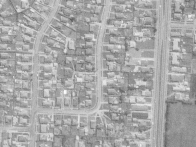 30 Lambeth Crescent from the air, 1975-1979