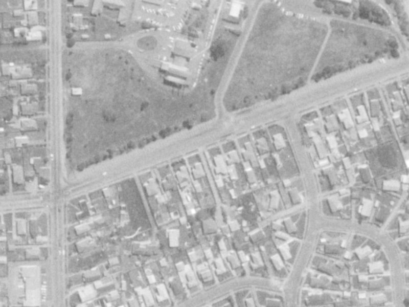 250 Mairehau Road from the air, 1975-1979