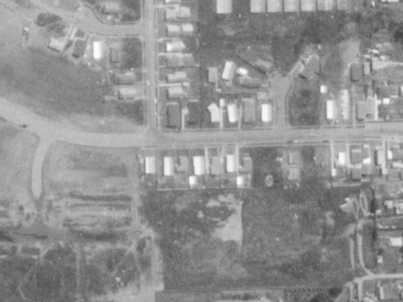 29A Queenspark Drive from the air, 1975-1979