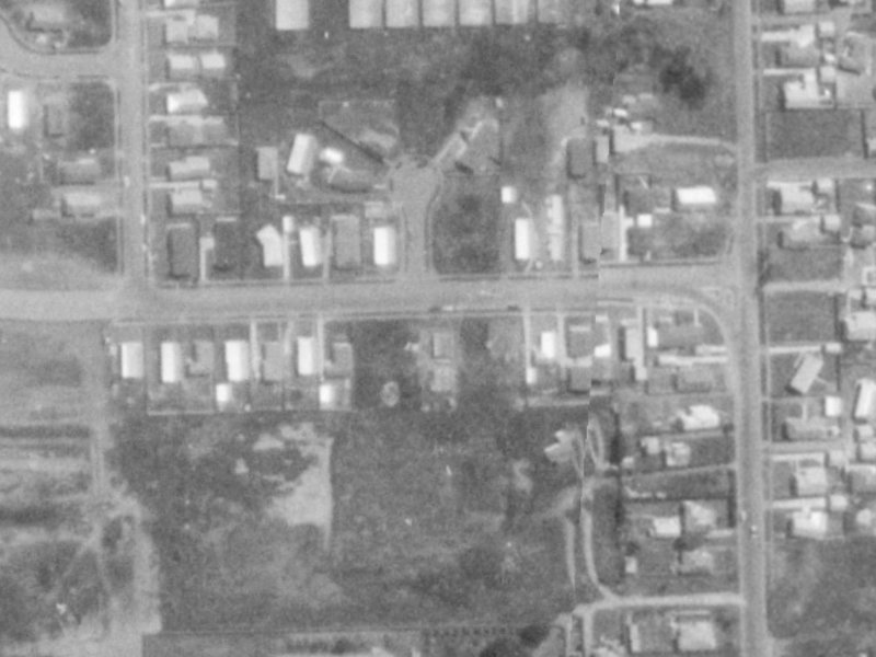 17A Queenspark Drive from the air, 1975-1979