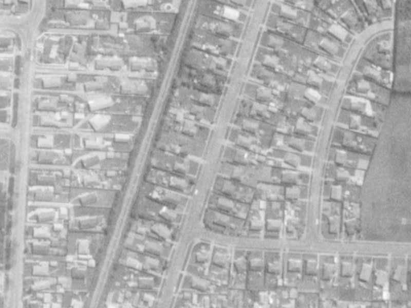 19 Uxbridge Street from the air, 1975-1979