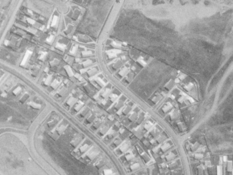 67 Cottonwood Street from the air, 1975-1979
