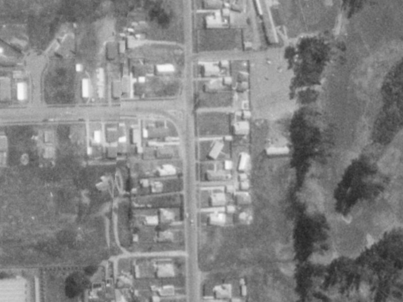 448 Bower Avenue from the air, 1975-1979