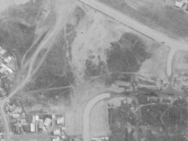 51 Donnington Street from the air, 1975-1979