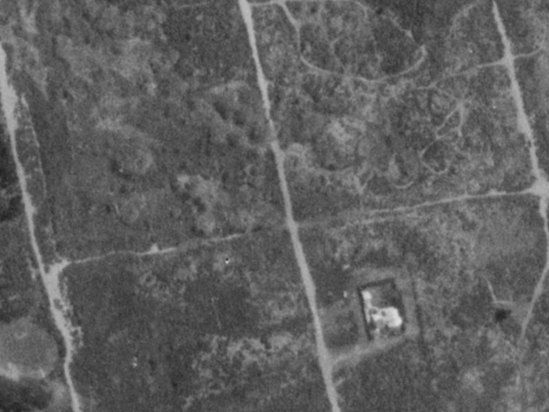 38A Aston Drive from the air, 1975-1979