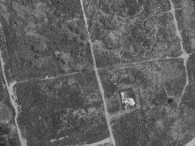 38 Aston Drive from the air, 1975-1979