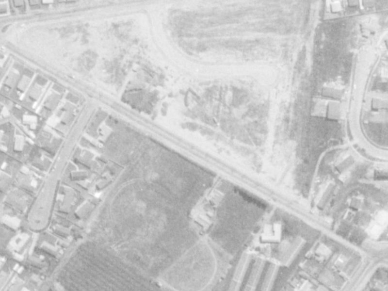 200A Sawyers Arms Road from the air, 1975-1979