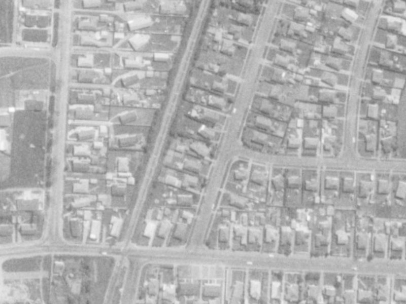9 Uxbridge Street from the air, 1975-1979