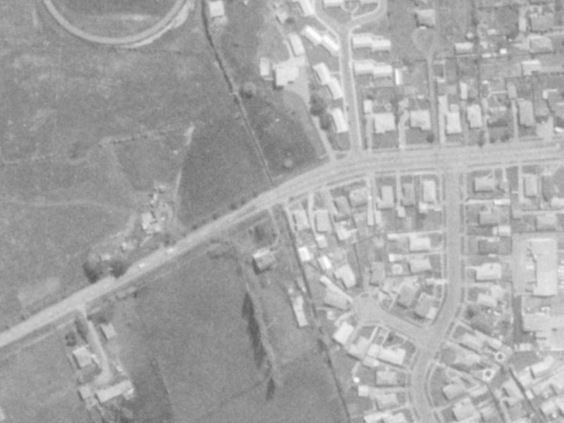206 Mairehau Road from the air, 1975-1979