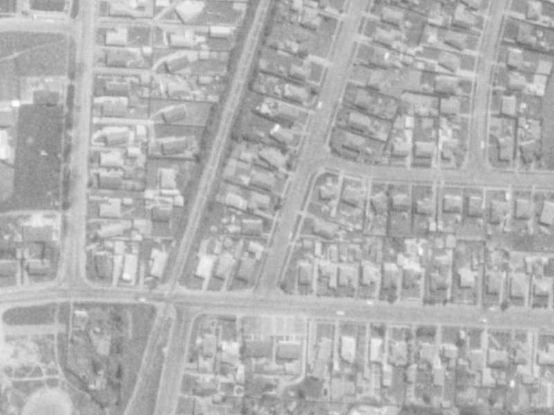 5 Uxbridge Street from the air, 1975-1979