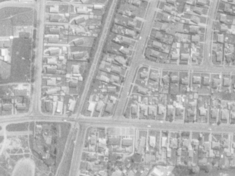 3 Uxbridge Street from the air, 1975-1979