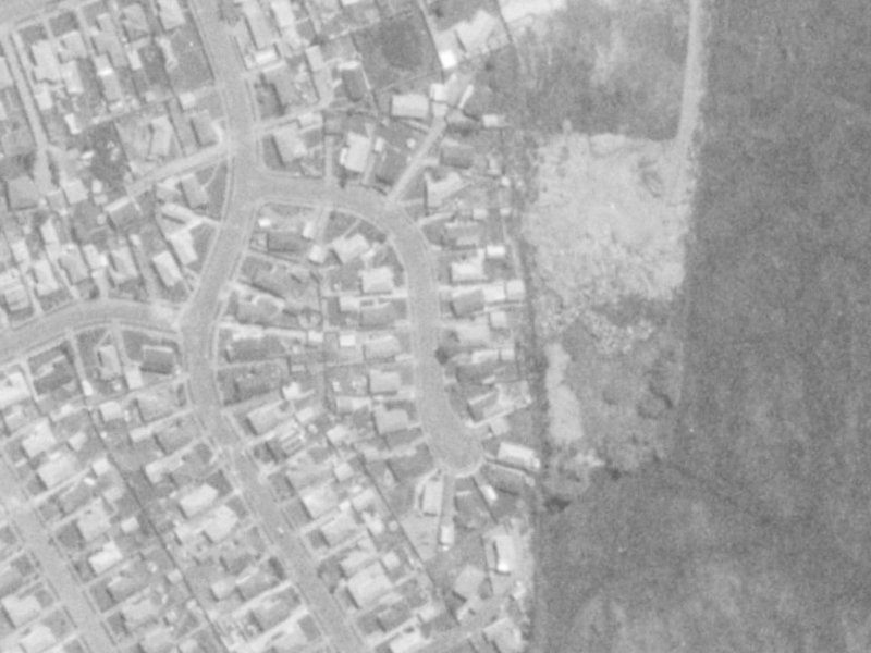 Allstone Place from the air, 1975-1979