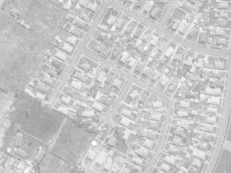 35 Chedworth Avenue from the air, 1975-1979