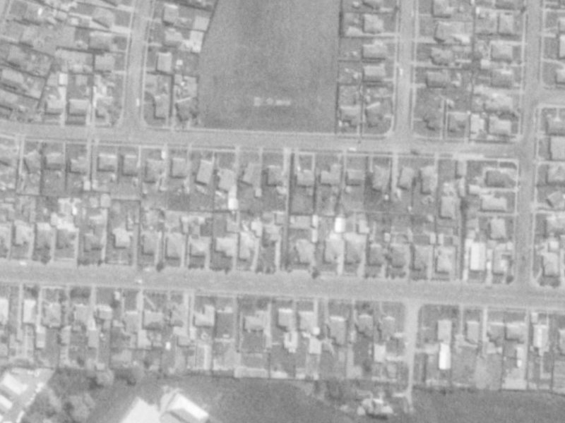58A Northcote Road from the air, 1975-1979