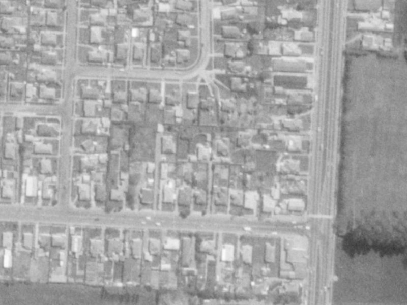 16 Northcote Road from the air, 1975-1979
