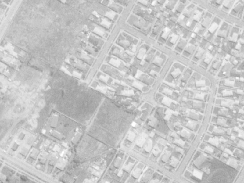 7 Dymock Place from the air, 1975-1979