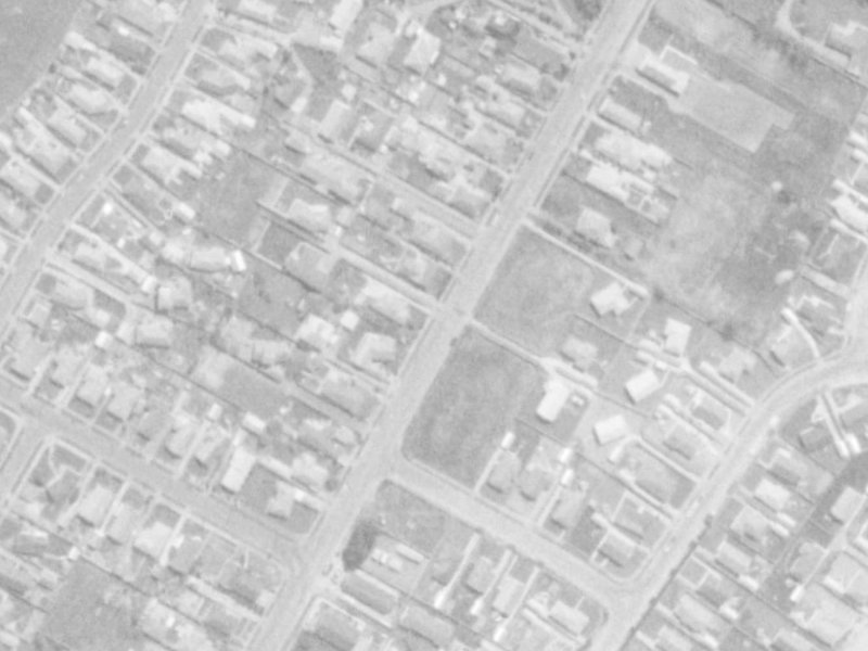 65 Highsted Road from the air, 1975-1979