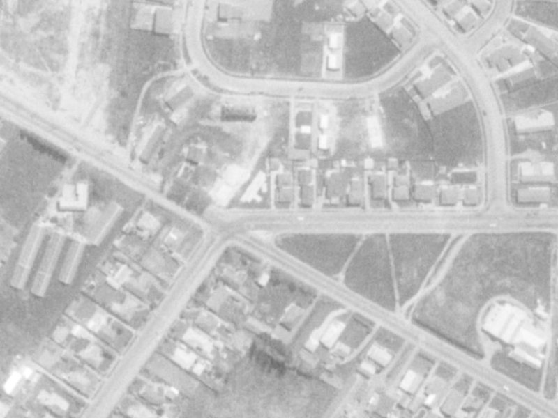 164 Northcote Road from the air, 1975-1979