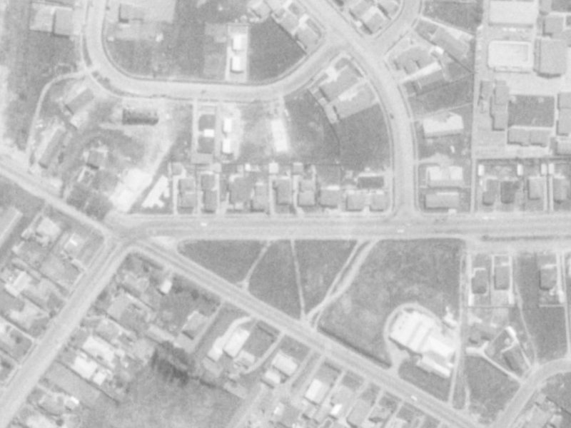 156 Northcote Road from the air, 1975-1979