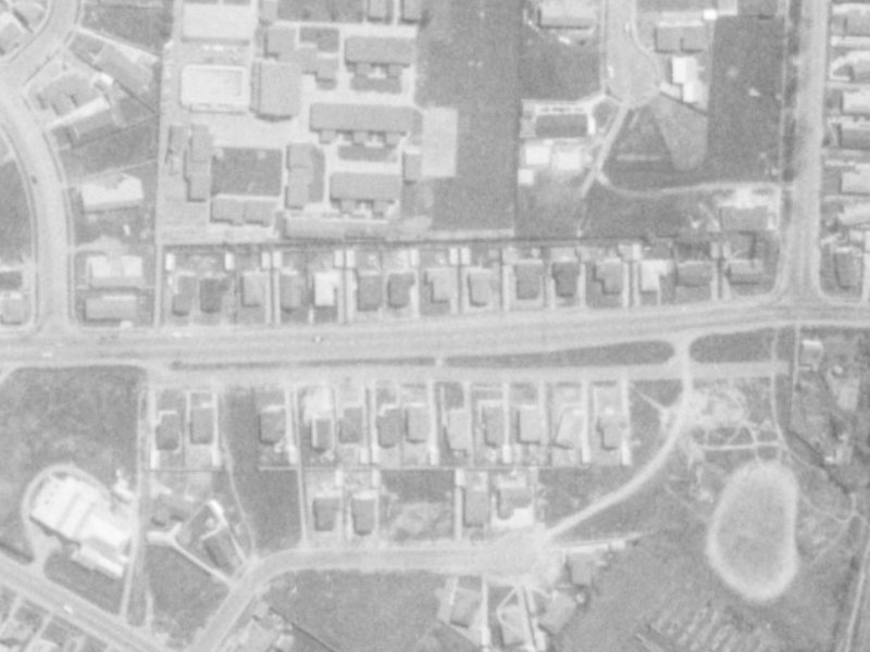 130 Northcote Road from the air, 1975-1979