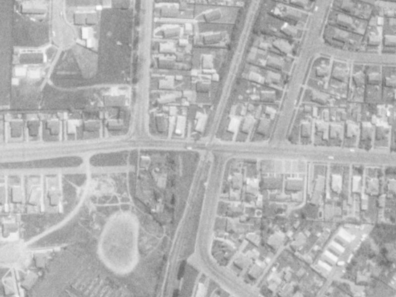 108 Northcote Road from the air, 1975-1979