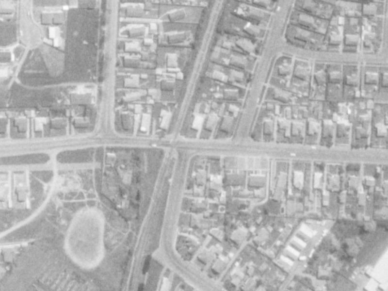 77 Northcote Road from the air, 1975-1979