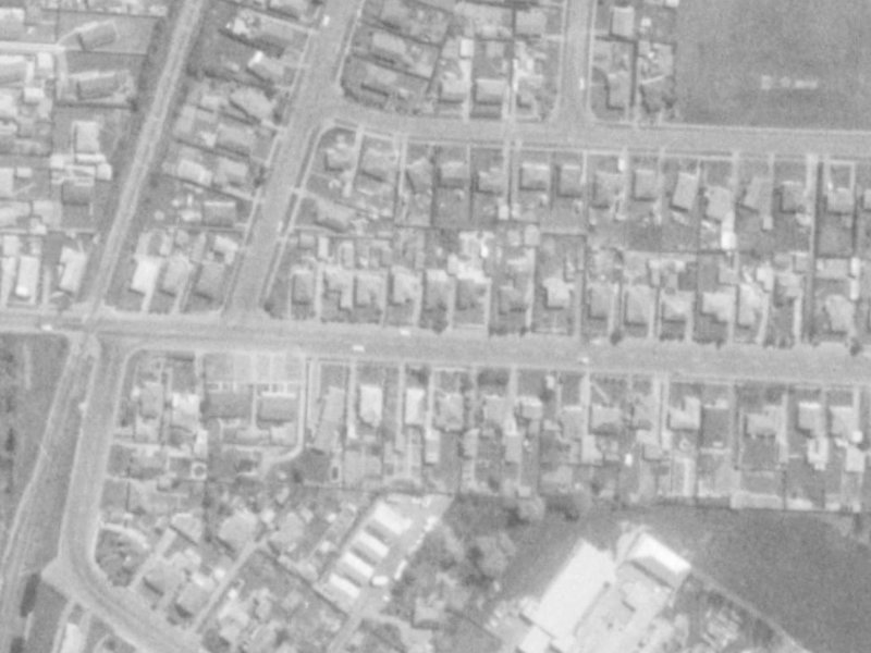 86 Northcote Road from the air, 1975-1979