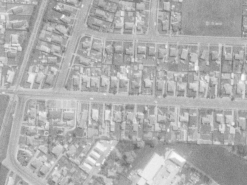 84 Northcote Road from the air, 1975-1979