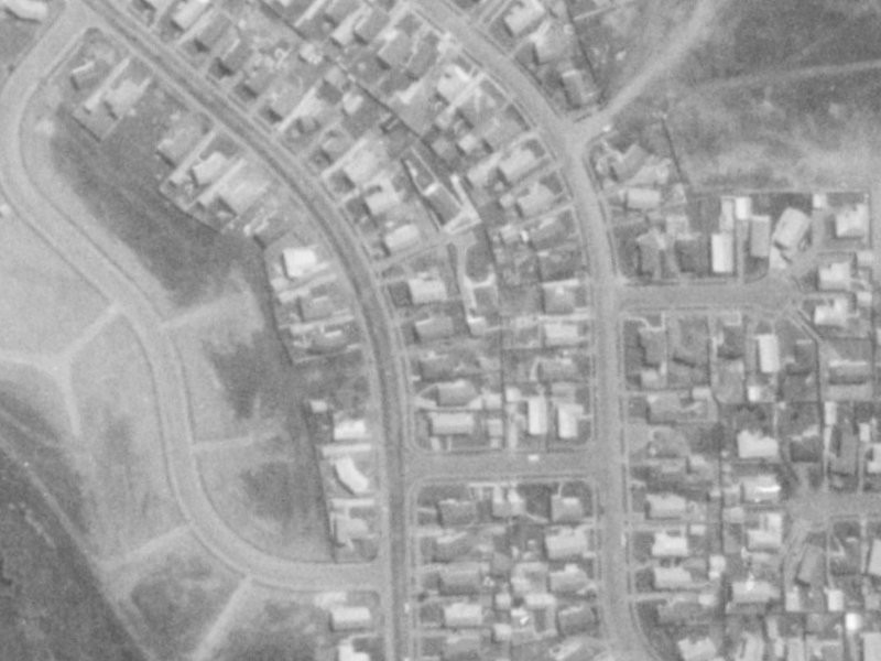 483 Mairehau Road from the air, 1975-1979