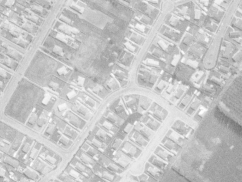 89 Reynolds Avenue from the air, 1975-1979