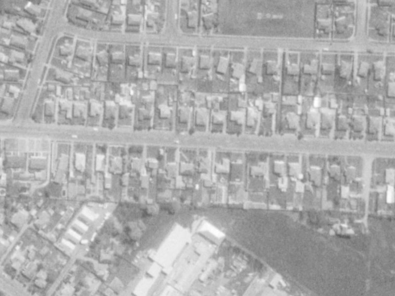 53 Northcote Road from the air, 1975-1979