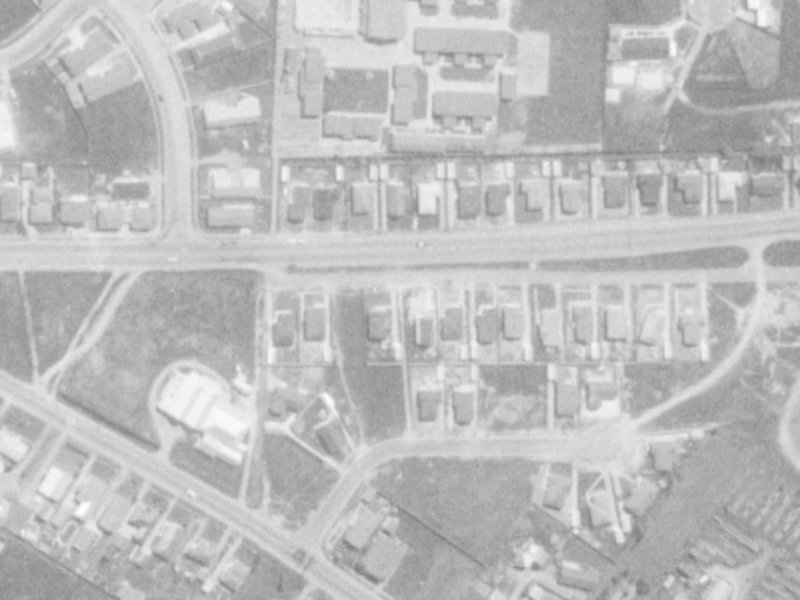 139 Northcote Road from the air, 1975-1979