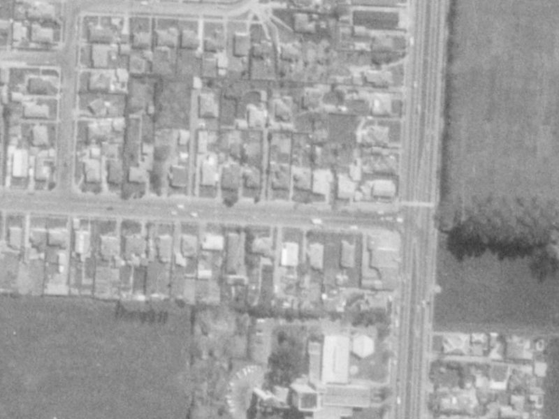 12 Northcote Road from the air, 1975-1979