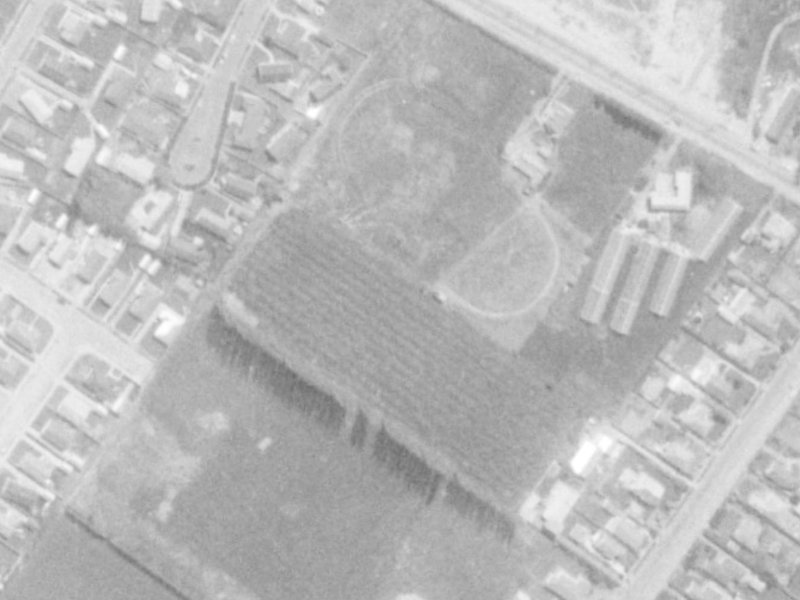 118 Reynolds Avenue from the air, 1975-1979