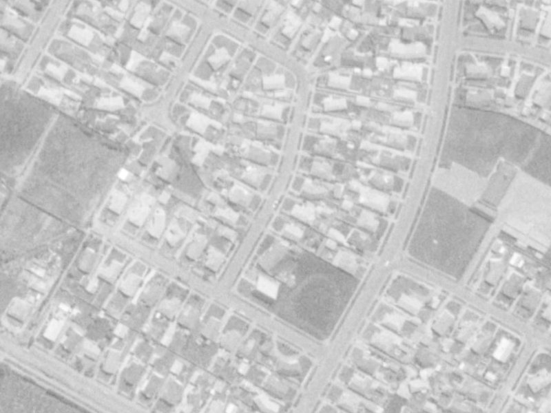 8 Chedworth Avenue from the air, 1975-1979