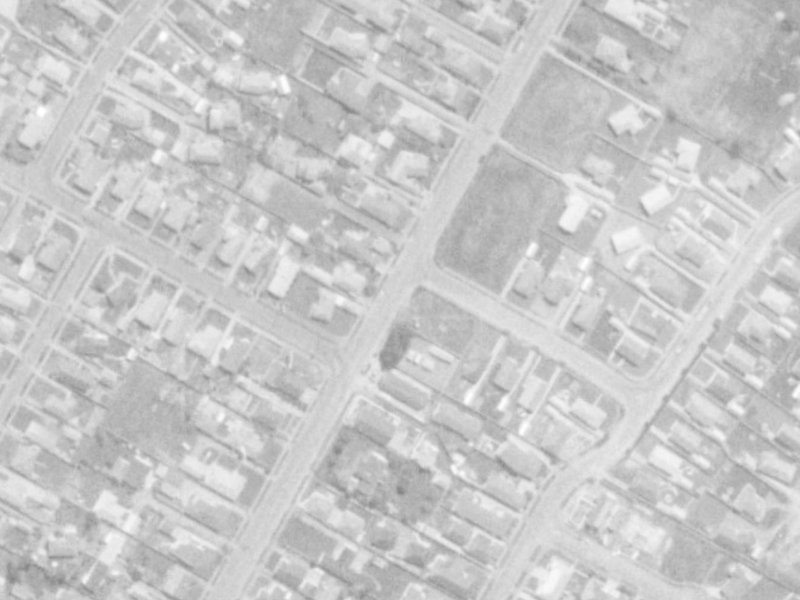 56 Highsted Road from the air, 1975-1979