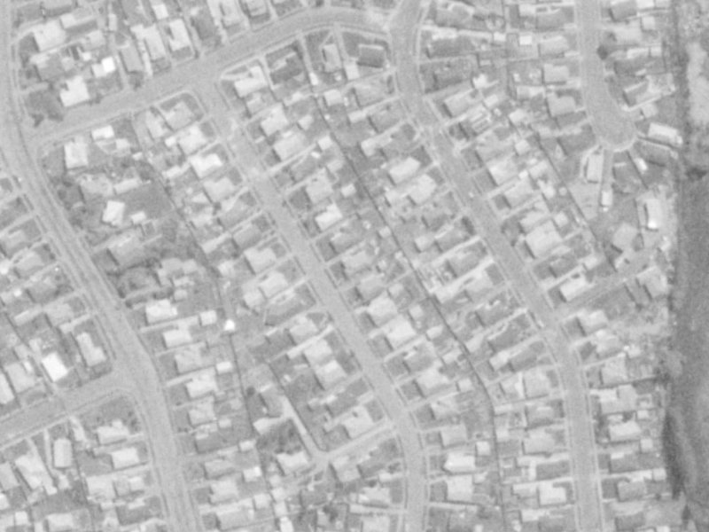 24 Kirner Street from the air, 1975-1979